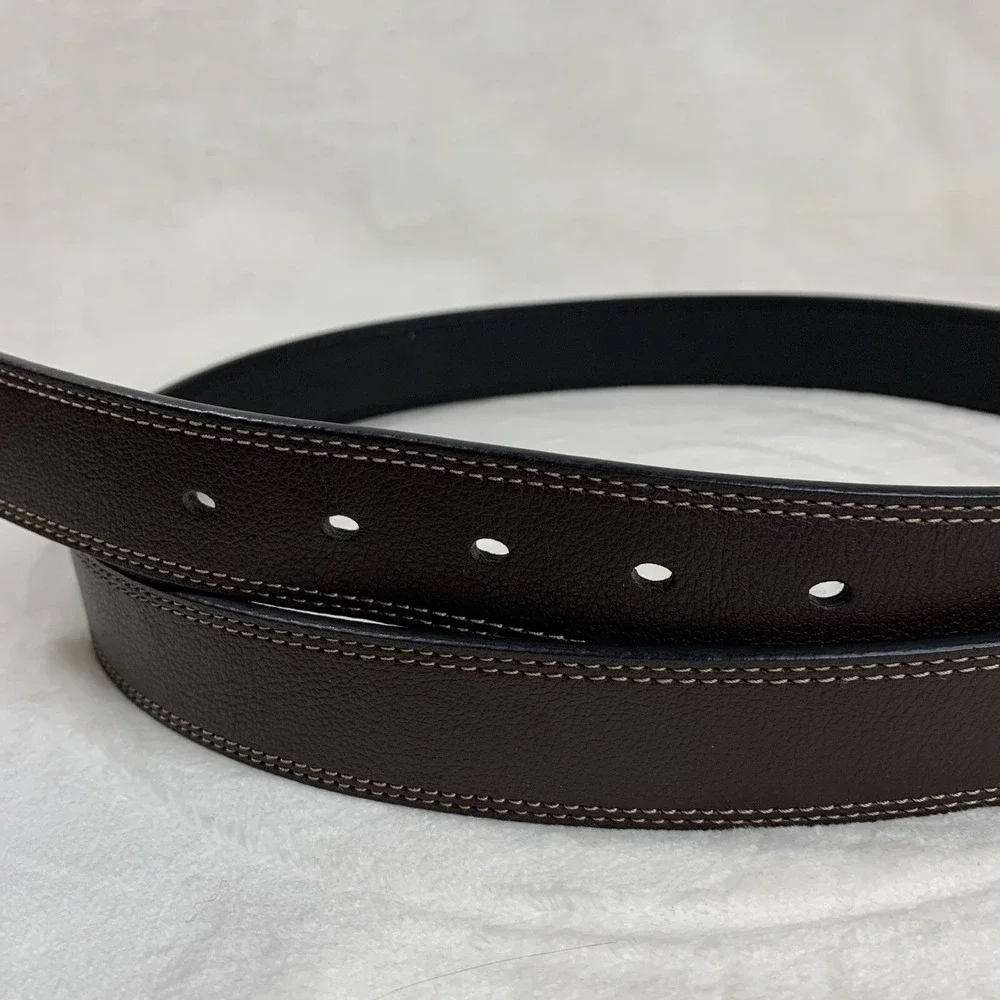 Columbia‎ Sportswear Men's Brown Genuine Leather Belt Size L 40/100 Adjustable